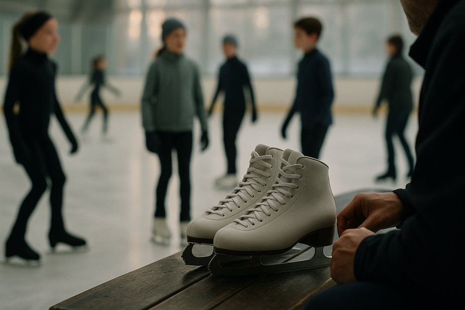 cover story on Figure Skate Sharpening Guide: Support for Aspiring Skaters