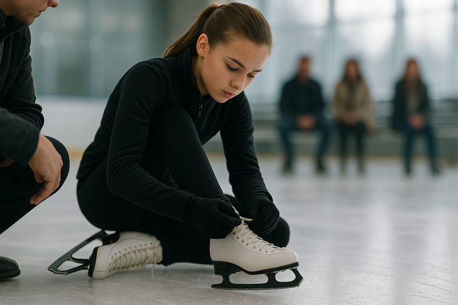 cover story on Balancing School and Figure Skating: Tips for Elite Student Athletes